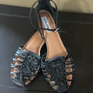 Steve Madden Black Sandals-Size 10